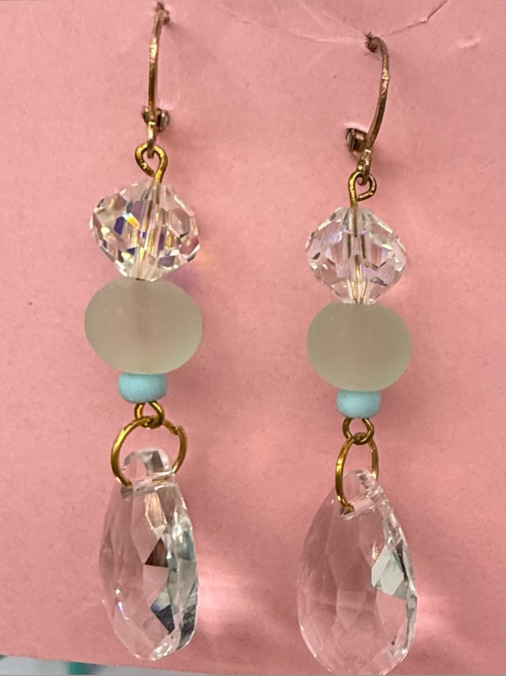 “Golden Hour Gleam” Earrings - Picture 2 of 6